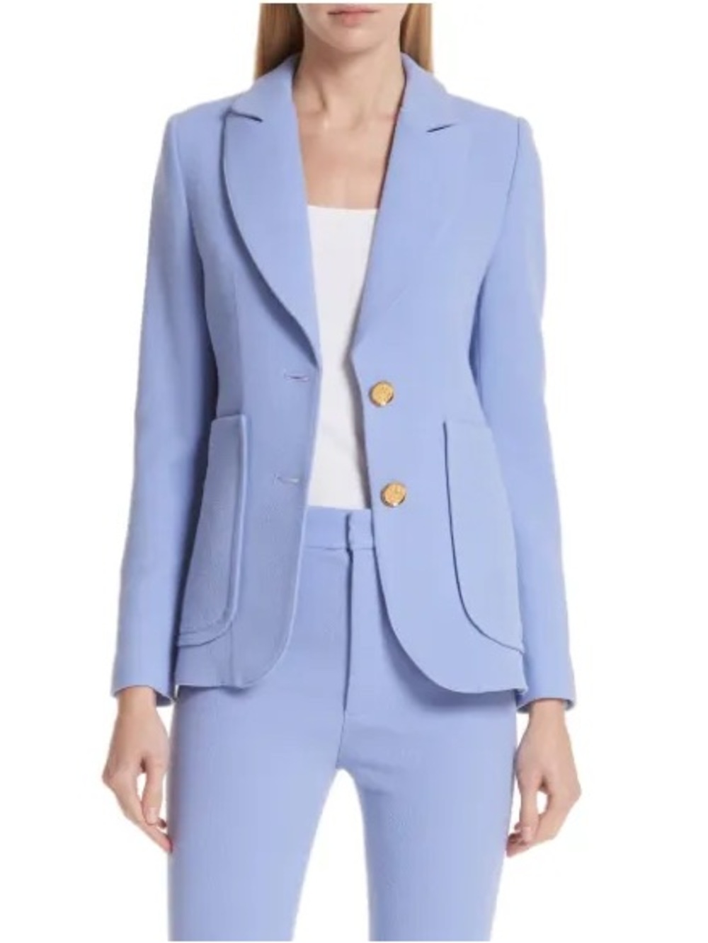 NWT Smythe Portrait Neck Blazer Lilac Size 6